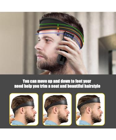 Yolispa 2 Pieces Silicone Hair Bands Hair Trimming Guide for Men Hair Cutting Tool - Buy Online on SooperMarket.com