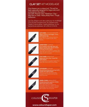 Forsline and Starr Modeling Tools No. 6 Set - 5 Assorted Shapes for Precision Crafting - Buy Online on SooperMarket.com