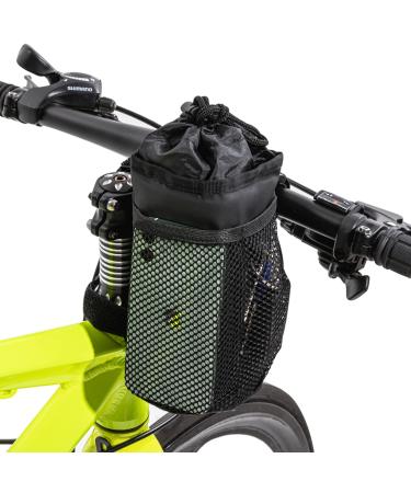 Seacool bike MTB bottle holder lsoled bicycle pocket with bottle holder bicycle beverage owner drinking bottle holder cup holder beverage holder waterproof durability water bottle pocket black-1pc-m m-1pc