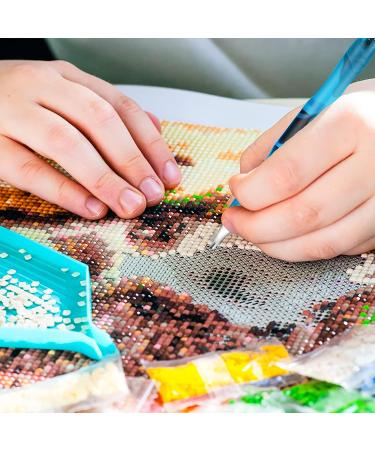 Cobee Diamond Painting Pen Accessories Set with 6 Stainless Steel Tips and Glue Clay | 5D DIY Diamond Painting Tools and Embroidery Box - Buy Online on SooperMarket.com