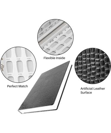 216 Colours Nail Tips Display Book DIY Nail Art Shows Colour Map Chart Painting Display Board Black - Buy Online on SooperMarket.com