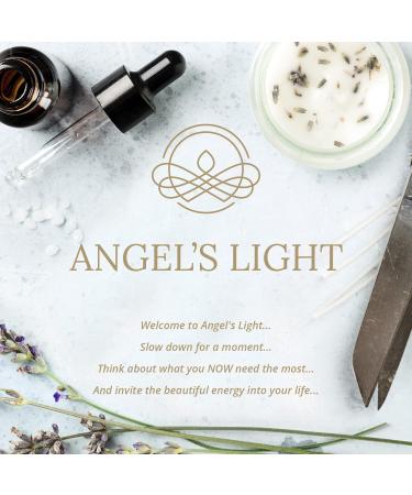 Angels Light Raphael - Luxurious Handmade Fragrance Candle | 270g Natural Soy Wax with Essential Oils | Healing Energy & Joy | Sandalwood Pine Sage Bergamot - Eco-Friendly Wooden Wick - Buy Online on SooperMarket.com
