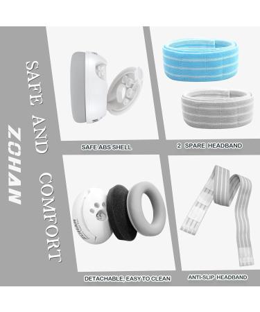 ZOHAN Baby Ear Defenders | Noise Cancelling Headphones for Boys 0-36 Months | Hearing Protection for Autism, Sleeping, Airplane, Fireworks | Adjustable Soft Headband | Newborn Baby Gifts | White - Buy Online on SooperMarket.com