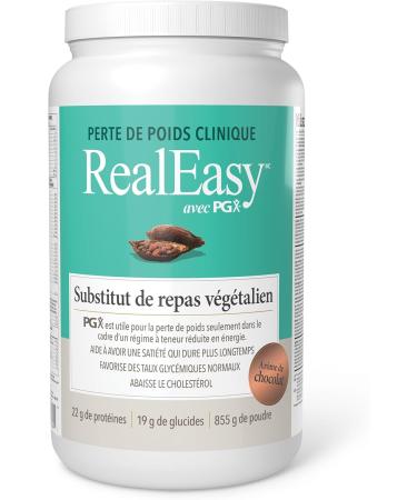 RealEasy with PGX Vegan Protein Meal Replacement Chocolate Flavour - 855g Helps You Feel Full Longers 22g of Protein per serving - Buy Online on SooperMarket.com