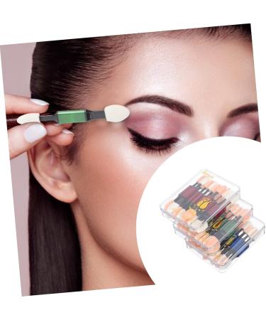 Healeved 30pcs Double Ended Eye Shadow Stick Eyeshadow Brush Eyeshadow Makeup Accessories Rod Aluminum - Buy Online on SooperMarket.com