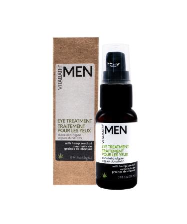 Vitabath Men's Eye Treatment Face Cream Moisturizer Soothe & Reduce Bags Dark Circles Puffiness & Look of Wrinkles Around Eyes Unscented - 0.94 fl oz