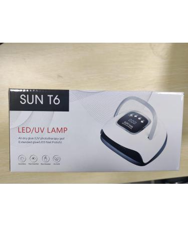 LKE 220W UV Nail Lamp - Gel Nails UV Lamp with Improved Charging 4 Timers LCD Display Infrared Sensor Removable Base & Handle - Best for Manicures - Buy Online on SooperMarket.com