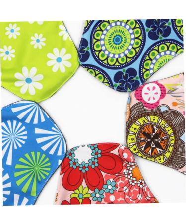 KALLORY 5pcs Reusable Cloth Menstrual Pads - Mama Cloth Liners for Women - Breathable and Portable Napkin Warp Pad - Random Color Pack - 1 Count - Buy Online on SooperMarket.com