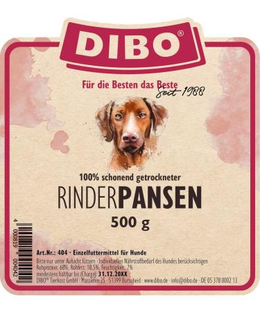 Buy Dibo Beef Pans 500g - Natural Chew Snacks for Dogs | Quality Chewing Treats Without Chemicals - International Shipping Available - Buy Online on SooperMarket.com