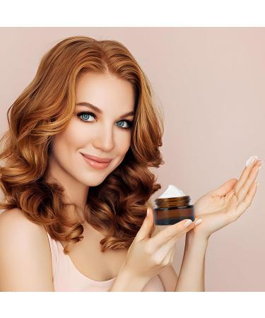 15 Stk 20ml Amber Glass Cream Cans Empty Canisters for Easy Filling | International Shipping Available - Buy Online on SooperMarket.com