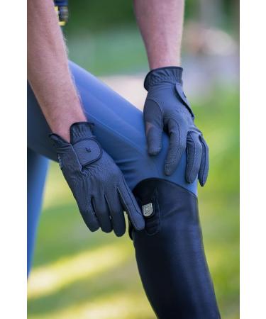 Roeckl Roeck-Grip Riding Glove - Navy (Size 7.5) | Unisex Equestrian Glove - Buy Online on SooperMarket.com