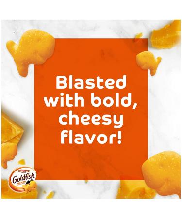 Goldfish Flavor Blasted Xtra Cheddar Crackers - Family Size 10 oz Bag | Snack Crackers - Buy Online on SooperMarket.com