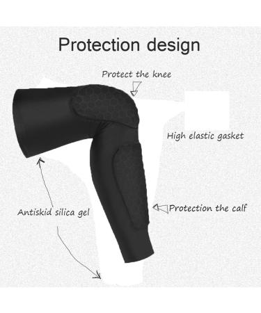 PISIQI Double Large Knee Compression Sleeves - Support & Protection for Basketball, Volleyball, Football & Snowboarding - Buy Online on SooperMarket.com