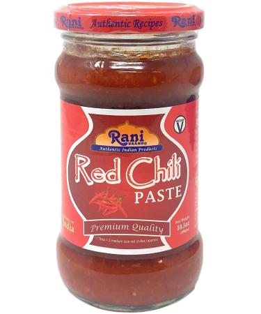 Rani Red Chilli Cooking Paste 10.58oz (300g) Glass Jar Vegan | Gluten Free | NON-GMO | No Colors | Indian Origin Red Chilli 300 g (Pack of 1)