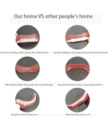 Cailong Instant Veneers & Whitening Kit - 4 Pairs for Snap-On Temporary Tooth Covering & Filling - Sensitive Teeth Friendly - Buy Online on SooperMarket.com
