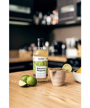 Hella Cocktail Co. Habanero Margarita Mixer 750ml - 3 Bottle Set with Real Lime Juice and Habanero Pepper | All Natural Ingredients | 25.4 Fl Oz (Pack of 3) - Buy Online on SooperMarket.com