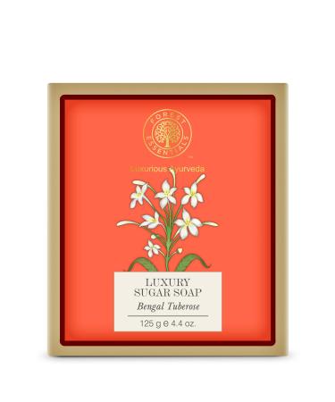 Forest Essentials Bengal Tuberose Luxury Sugar Soap 125g