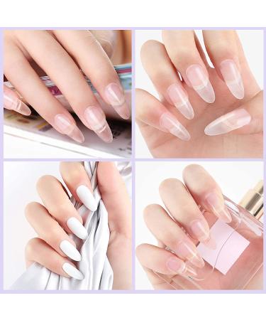 Acrylic Nail Kit for Beginners & Professionals - 3 Colors Powder, 12 Glitter Powders, Nail Tips & Supplies for Nail Extension & Decoration - DIY Acrylic Nails 147 - Buy Online on SooperMarket.com