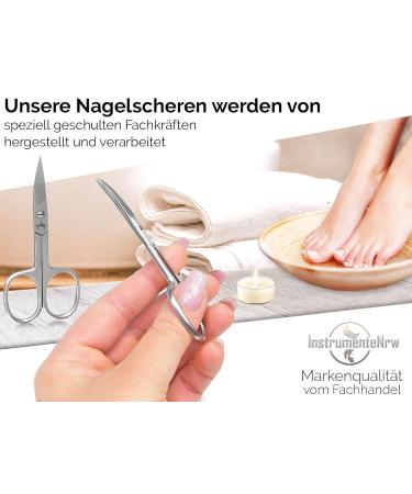 Extra Sharp Stainless Steel Nail & Skin Scissors for Men & Women | Rustproof Manicure & Pedicure Tools - Buy Online on SooperMarket.com
