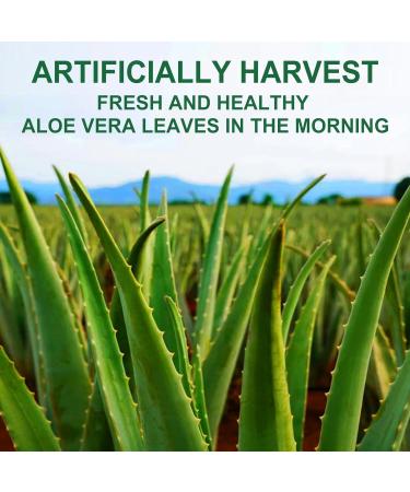 Organic Aloe Vera Gel 17oz - 99.75% Pure for Face Body & Hair | Deep Moisturizes & Sunburn Relief - Buy Online on SooperMarket.com
