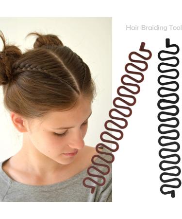 536 Pieces Hair Braiding Tools Include French Twist Bun Makers DIY Hair Styling Tool Kit French Centipede Braiders Hair Bobby Pins Elastic Hair Ties Mini Rubber Bands Assorted styles - Buy Online on SooperMarket.com