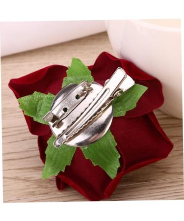 minkissy 2 1 Hibiscus Hair Clip Red Artificial Flowers Flower Hair Clips for Women Hair Clips for Women Thick Hair Rose Hairpin Rose Flower Hair Comb Hair Piece Blossom Hair Accessories medium Rosso - Buy Online on SooperMarket.com