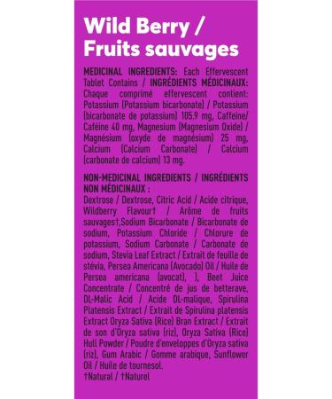 Nuun Sport + Caffeine: Electrolyte Drink Tablets Box of 4 Tubes (40 servings) Wild Berry Electrolyte Hydration Supplement Wild Berry 500 ml (Pack of 4) - Buy Online on SooperMarket.com