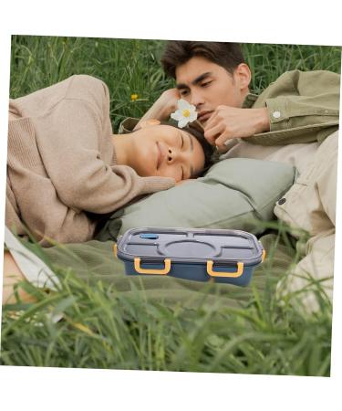 HOLIDYOYO Box Lunch Box Lunch Container Bento Tray Outdoor To Go Cont Student Food Household Pp 8Y4LZ9HMZ3013254NNCONVBL Navy 28.5X19X6.5CM - Buy Online on SooperMarket.com
