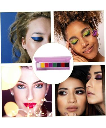 PLAFOPE 1 Set Eyeshadow Palettes Powder Eyeshadow Palette Colored Eyeliner Neon Face Paints 1 count (Pack of 1) Multi - Buy Online on SooperMarket.com