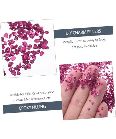 1 Glass Chip Rhinestones Epoxy Resin Nail Accessories Resin Epoxy Nail Art Stone Manicure Fillers Diy Nail Art Crushed Glass Diy Epoxy Filling Diy Fillers Irregular Nail Stickers 0.5X0.3cm Rosy - Buy Online on SooperMarket.com