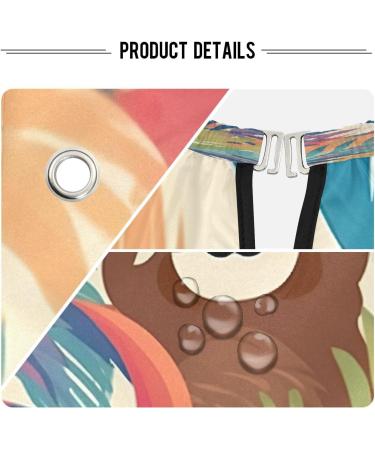 Kigai Sloth Palm Barber Cape | Professional Waterproof Hair Cutting Cape for Men & Women | Adjustable Snap Closure Hairdressing Cape - Buy Online on SooperMarket.com
