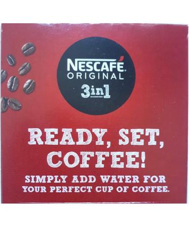 Nescafe 3in1 Original EU Made Instant Coffee Sachets (100 Sachets) - Long Expiry Date - 100 Count - Buy Online on SooperMarket.com