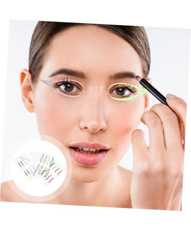 BELLIFFY 4sets Beauty Eyeliner Decal Stage Performance Sticker Reusable Eyeliner Sticker - Buy Online on SooperMarket.com