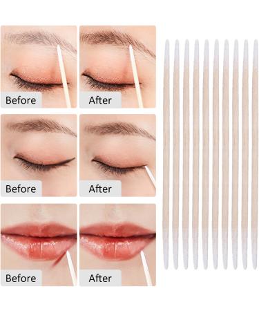 Double-Ended Cotton Swabs - 400 Count | Pointed Shape, Safety Ear Cleaning | Ideal for Beauty, Skin Care - Buy Online on SooperMarket.com