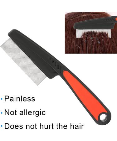 Stainless Steel Fine Tooth Lice Comb - Professional Nit Removal for Kids, Adults, Pets - Long/Short Hair - Buy Online on SooperMarket.com