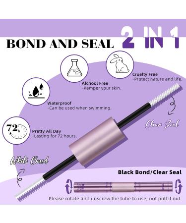 Buy Bond and Seal Lash Glue - 10ml Waterproof Strong Hold for DIY Lash Extensions | 72 Hours Long Lasting | House of Lash Clusters - Buy Online on SooperMarket.com