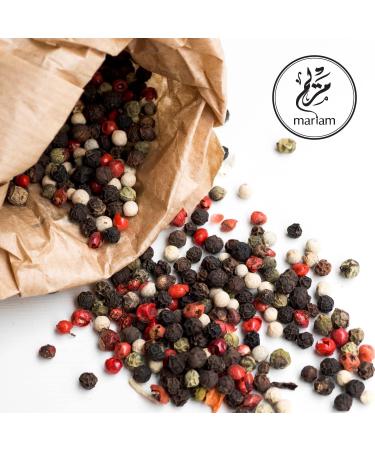 Organic Mixed Peppercorns 190g Whole Dried - MariamPantry Resealable Bag | 190g - Buy Online on SooperMarket.com