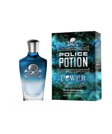 Police Potion Power For Him for Men - Aromatic Notes That Melt Into Powerful Wood And Musk - A Fragrance To Evoke The Imagination - Sleek Dreamlike Container Inspires The Senses - 3.4 Oz EDP Spray - Buy Online on SooperMarket.com