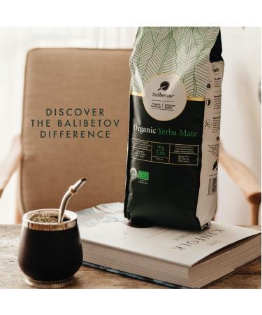 Organic Unsmoked Yerba Mate Tea - 2.2 lb (1 kg) Loose Leaf - Balibetov - Buy Online on SooperMarket.com
