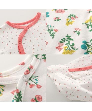 MAMIMAKA Baby Newborn Cotton Footed Pajamas 9-12 Months - Color8 - Buy Online on SooperMarket.com