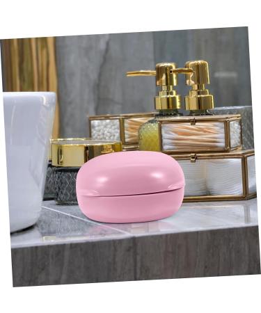 Anneome 2pcs Soap Box Bathroom Soap Holder Container with Lid Plastic Containers Soap Bar Bathroom Supplies Bar Soap Holder To Go Shower Soap Container Pink or Travel Soap Dish With Cover Pink 11.5X8X5CM - Buy Online on SooperMarket.com