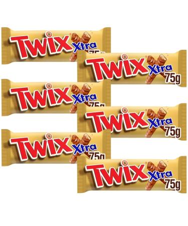 Chocolate Biscuit Bundle With Twix Xtra Chocolate Biscuit Twin Bars 75g (6 Pack)