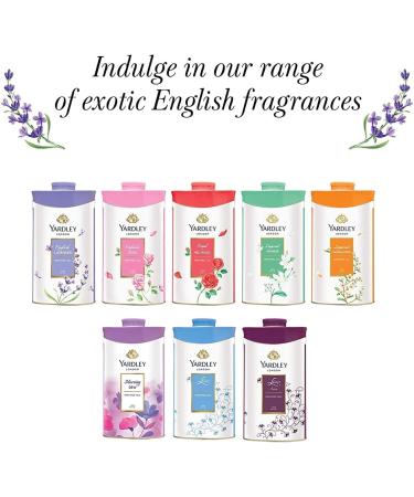 Yardley London Fresh Floral Fragrance Locked in a Fine & Silky Perfumed Talcum Powder (Yardley London English Lavender Pack of 3 250Gram) - Buy Online on SooperMarket.com