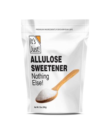 It's Just - Allulose, Sugar Substitute, Keto Friendly Sweetener, Non-Glycemic, Made in USA (32oz) 2 Pound (Pack of 1)