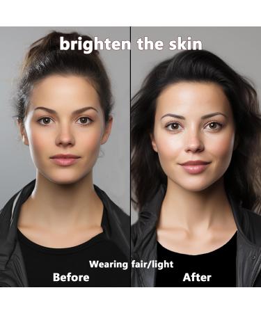 Halo Glow Liquid Filter Primer - Radiance Booster for Glowing Skin | Vegan & Cruelty-Free | #03 Medium/Tan with Brush - Buy Online on SooperMarket.com