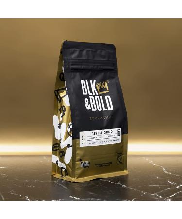 BLK & Bold Medium Roast Specialty Coffee - Whole Bean & Ground 12 oz | Premium Flavor - Buy Online on SooperMarket.com