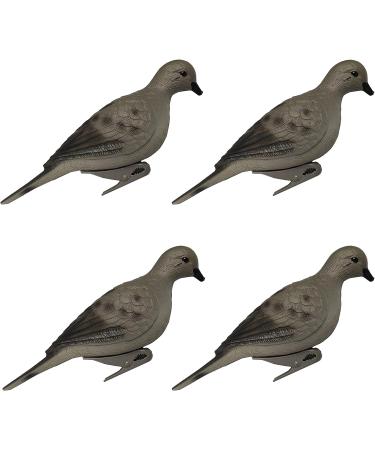 HQ Outfitters Dove Decoy 4 Pack - Realistic Hunting Decoys - Buy Online on SooperMarket.com
