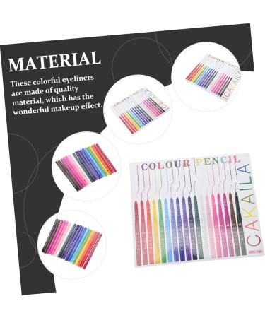 Mikinona 18pcs Eyeliner Eye Makeup Accessories Woman Makeup Tools Eye Shadow Stick Make up Girl Abs Supplies - Buy Online on SooperMarket.com