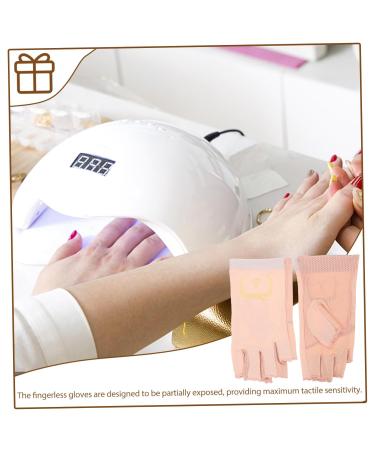 minkissy 1 Pair Golf Glove Gloves Nail Art Supplies Nail Art Accessory Accessories Radiation Protection Cotton - Buy Online on SooperMarket.com