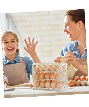 ABOOFAN Egg Storage Box Tray with Lid Drawer Organizer Plastic Egg Tray Egg Storage Holder Dog Storage Rack - Buy Online on SooperMarket.com